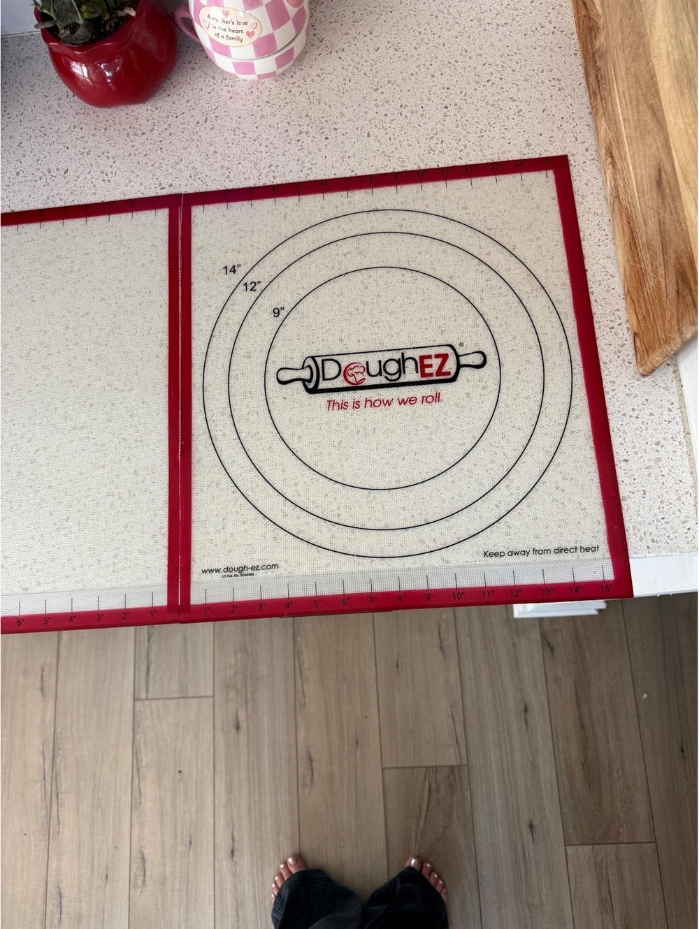 DoughEZ Silicone Baking Mat with Measurement Guides